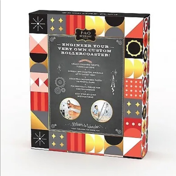 FAO Schwarz Build A Coaster-Brand New!